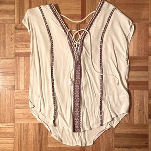 Bohemian Short Sleeved Blouse